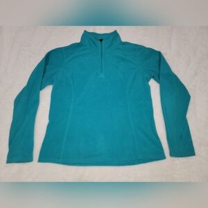 The North Face Women's Teal Quarter-Zip Fleece